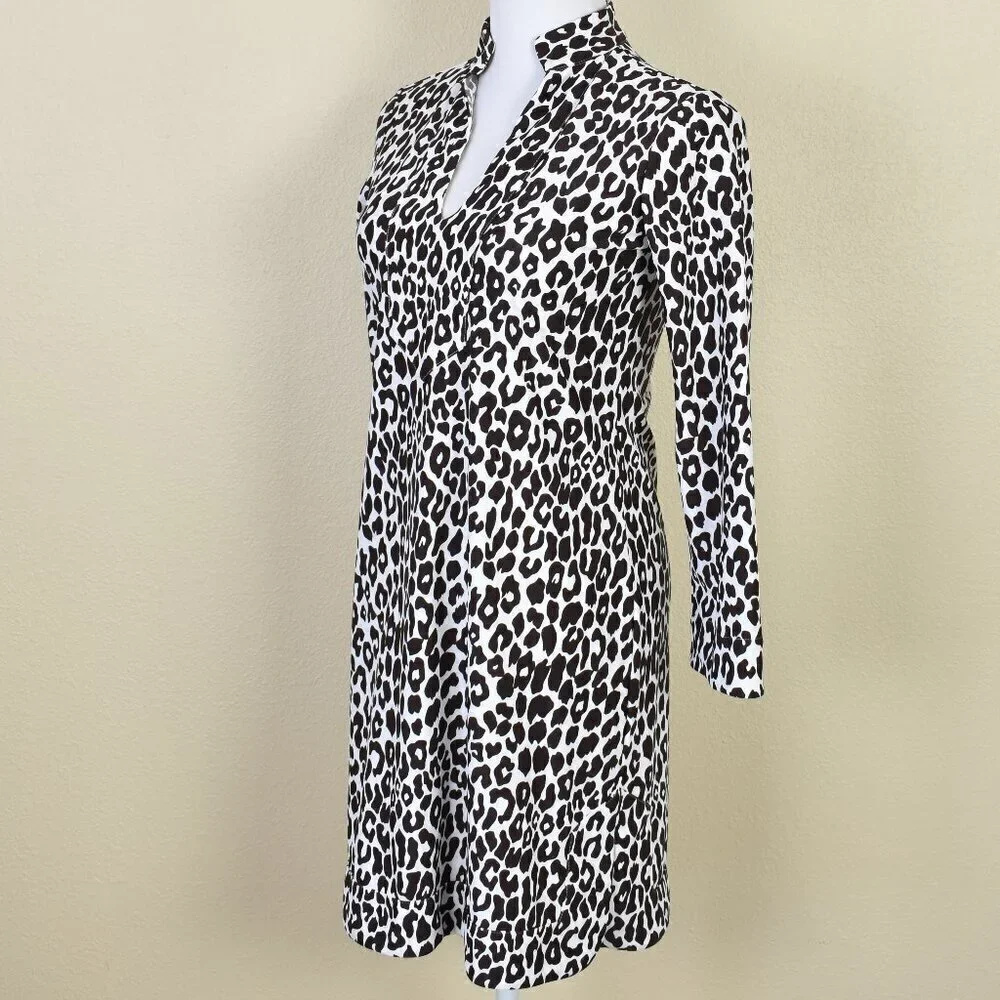 Jude Connally Kate Leopard Print Dress - XS - Picture 4 of 10